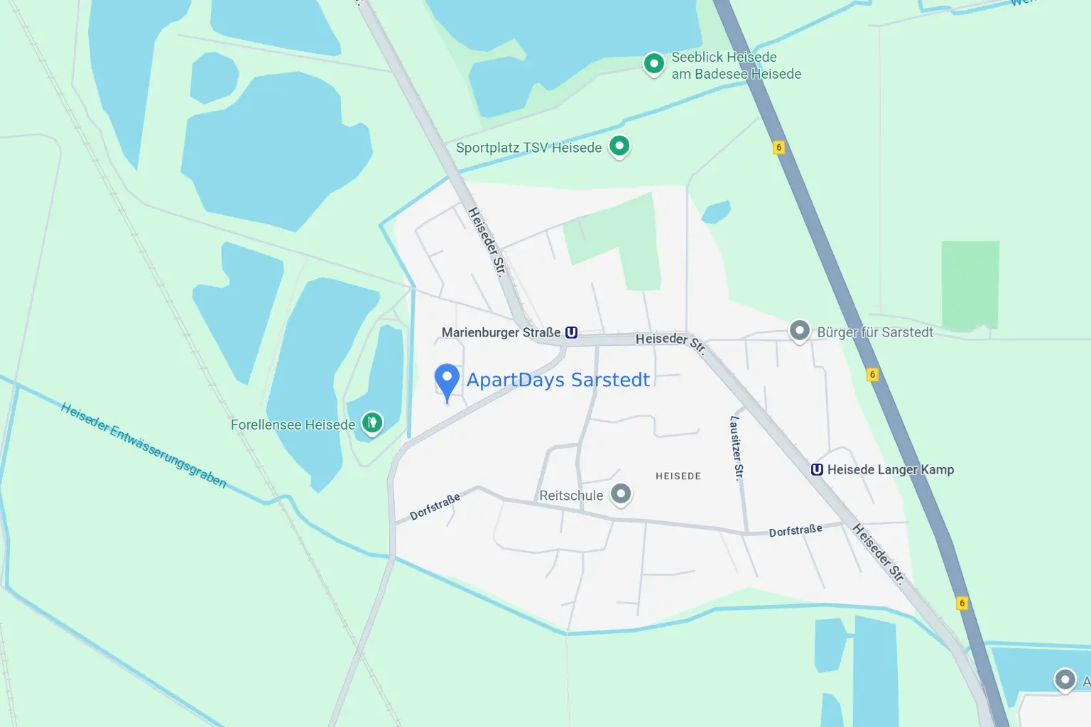 Umgebung von ApartDays Sarstedt Umgebung von ApartDays Sarstedt