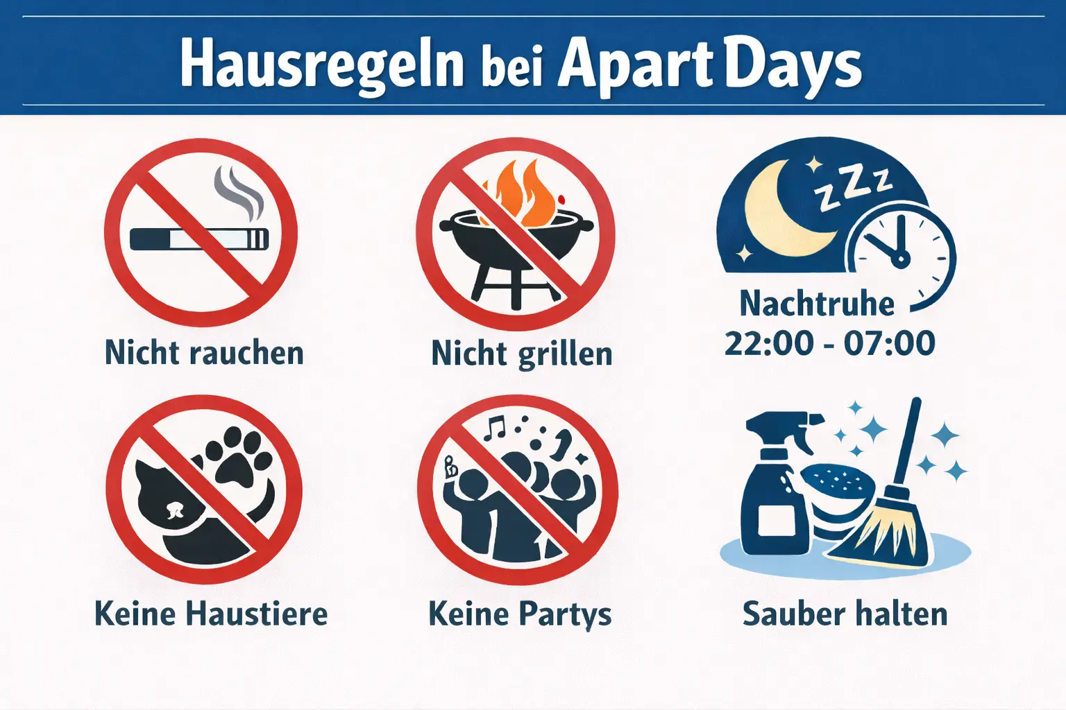 ApartDays Hausregeln ApartDays Hausregeln