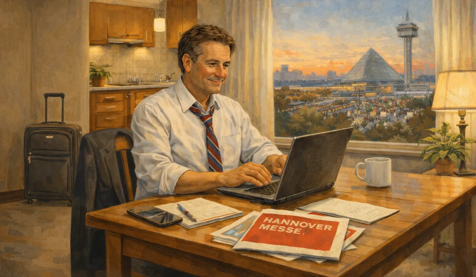 Ein Aufenthalt im Apartment zur Messe in Hannover